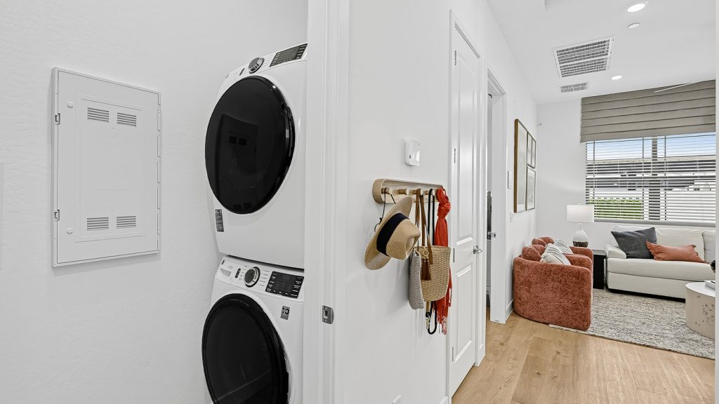 full-size washer and dryer
